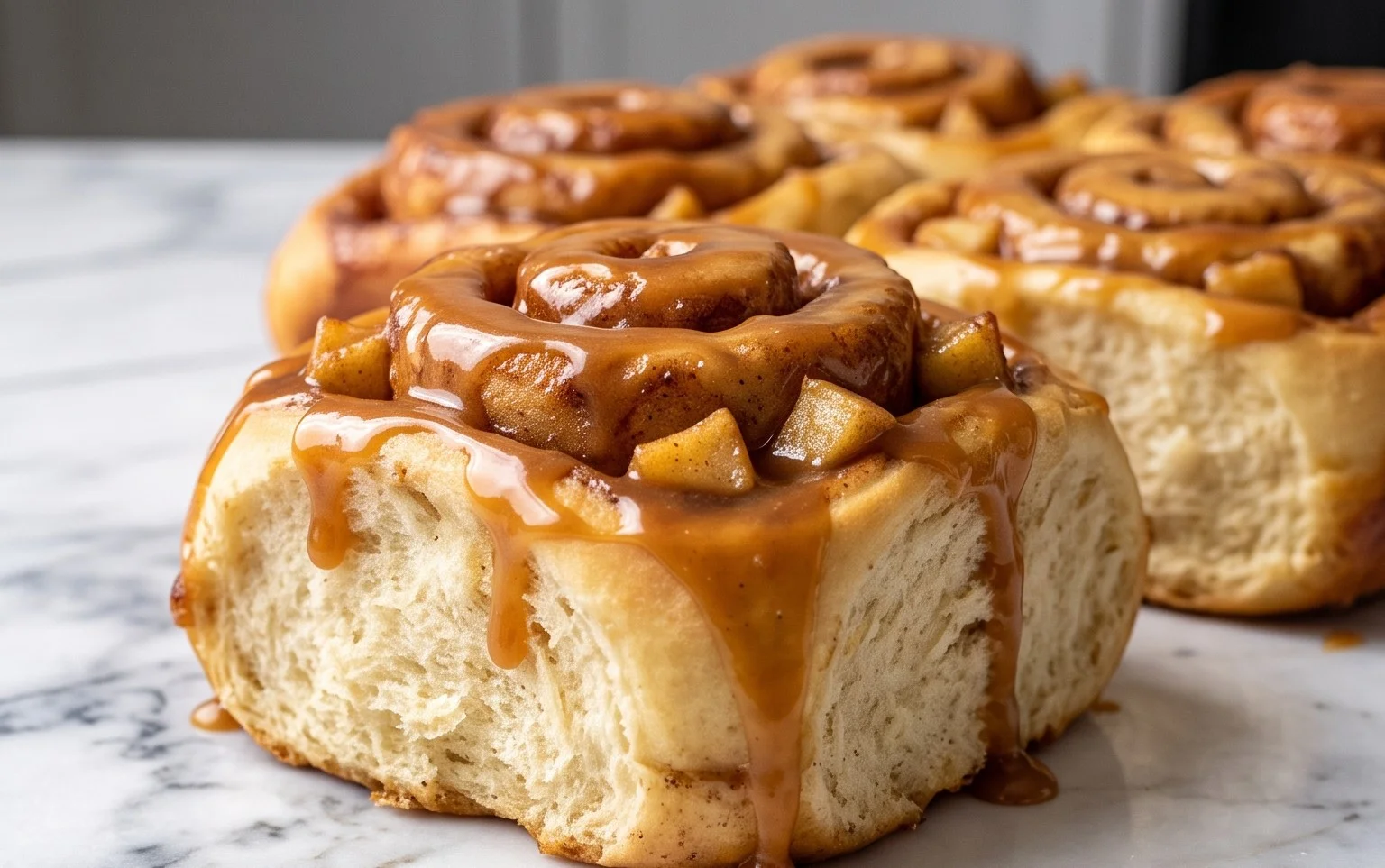 Rouleaux Pomme Caramel Cannelle : Recette Facile