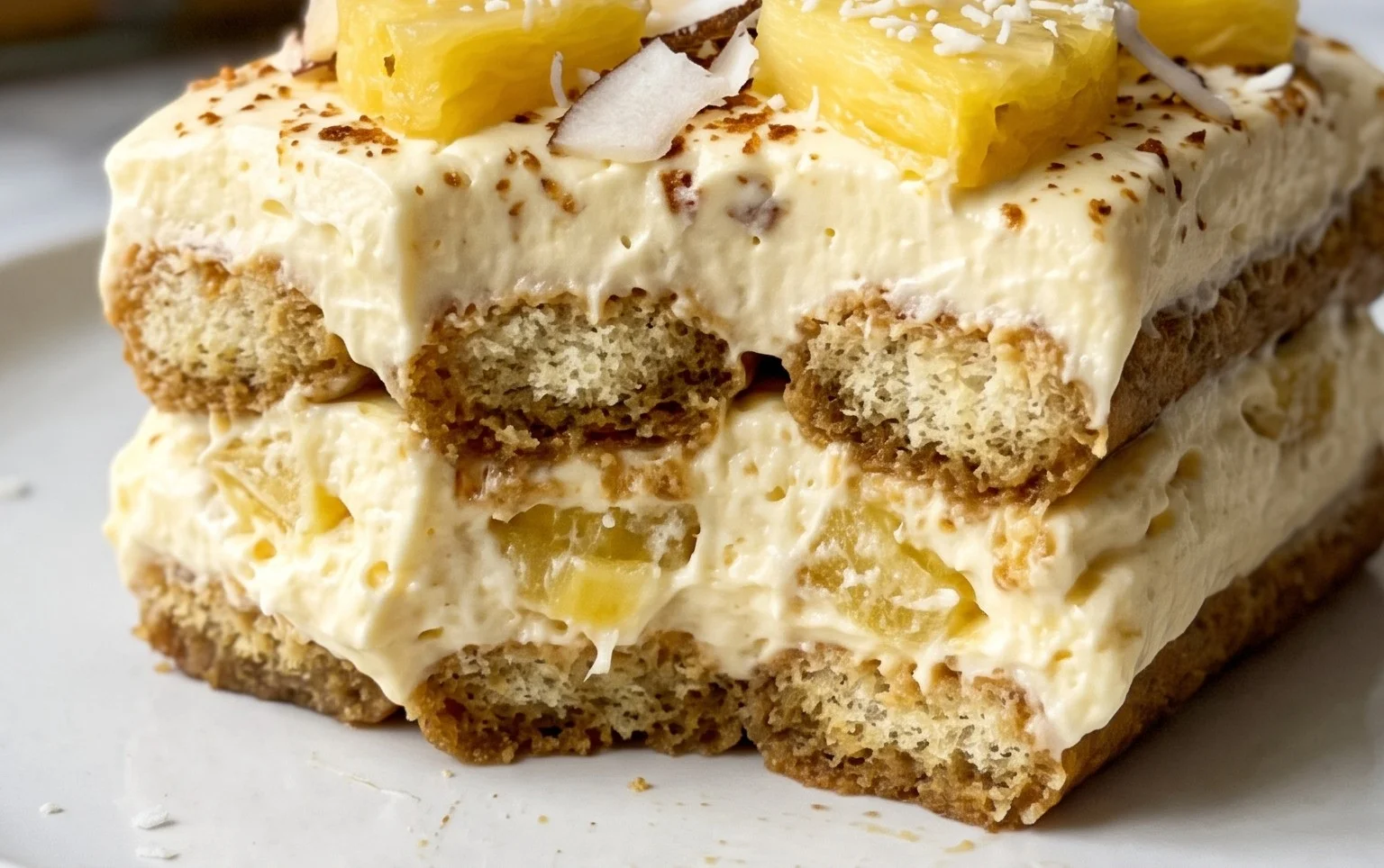 Tiramisu ananas coco	 