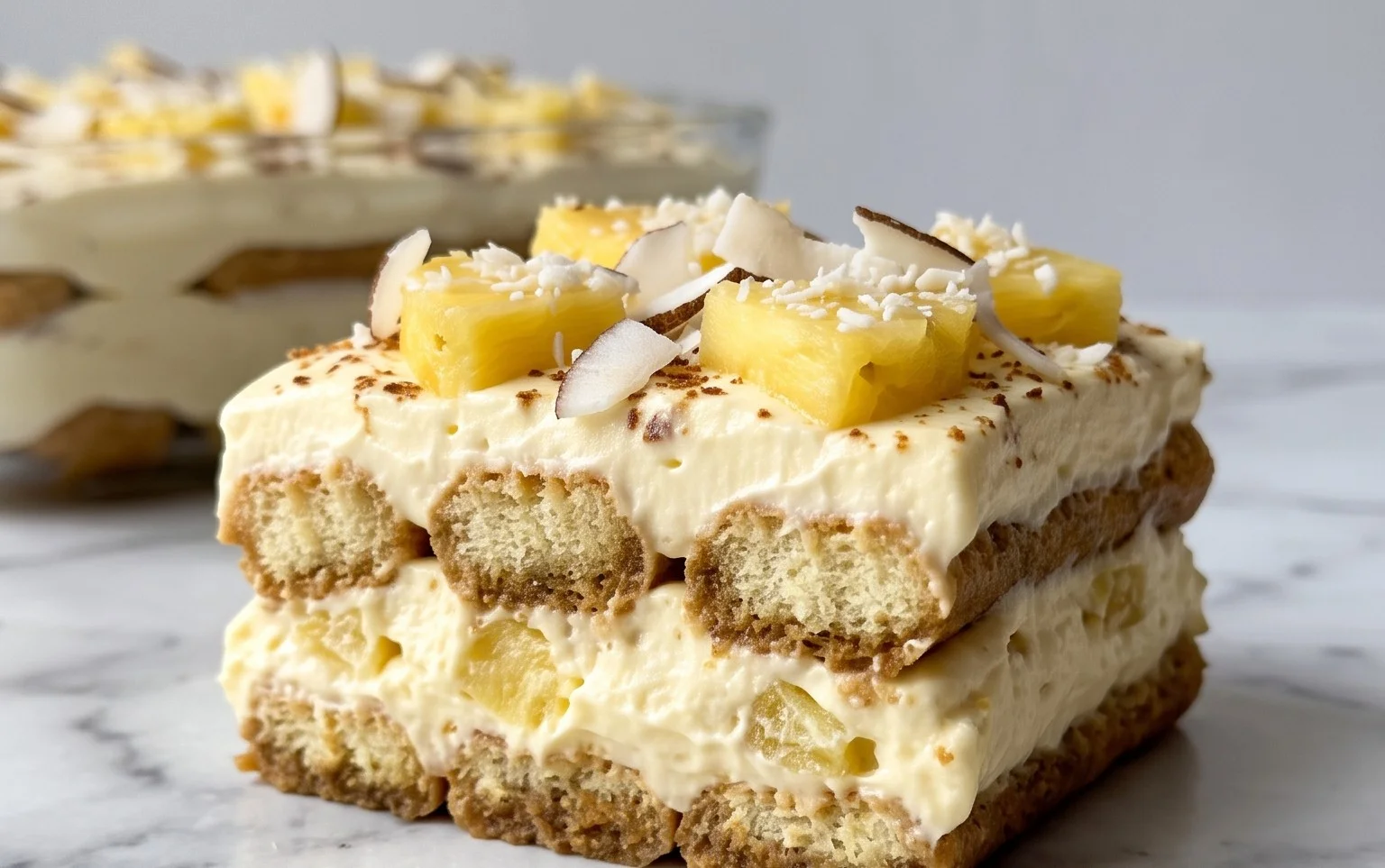 Tiramisu Ananas Coco : Douceur Tropicale Facile