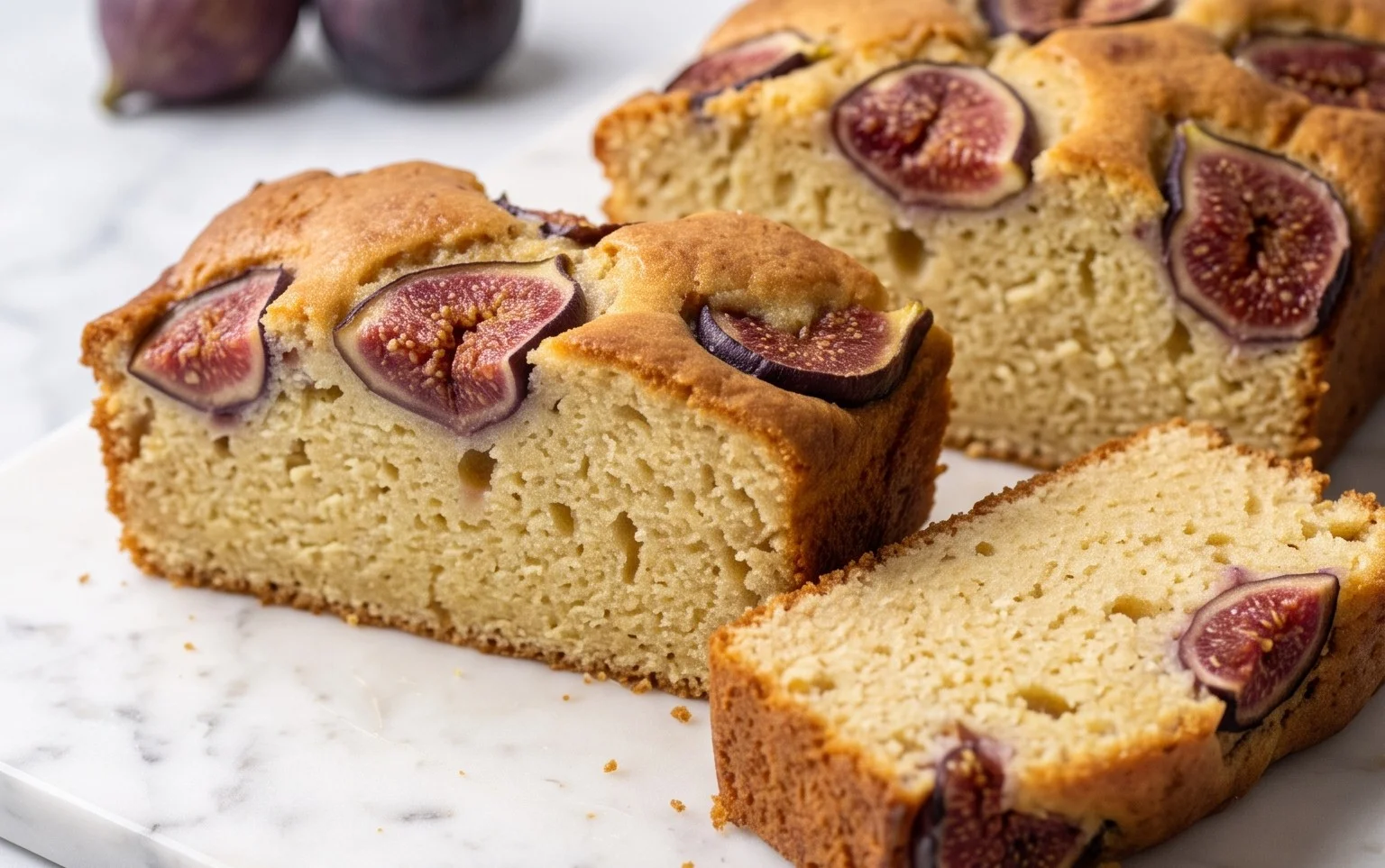 Cake Moelleux aux Figues Fraîches : Recette Facile